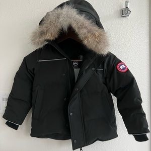 New Canada goose black jacket. Size 4/5